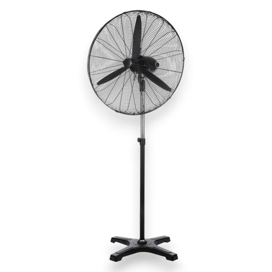 Industrial Stand Fan 26" — 150W High-Performance Cooling for Large Spaces (1 Year Warranty)