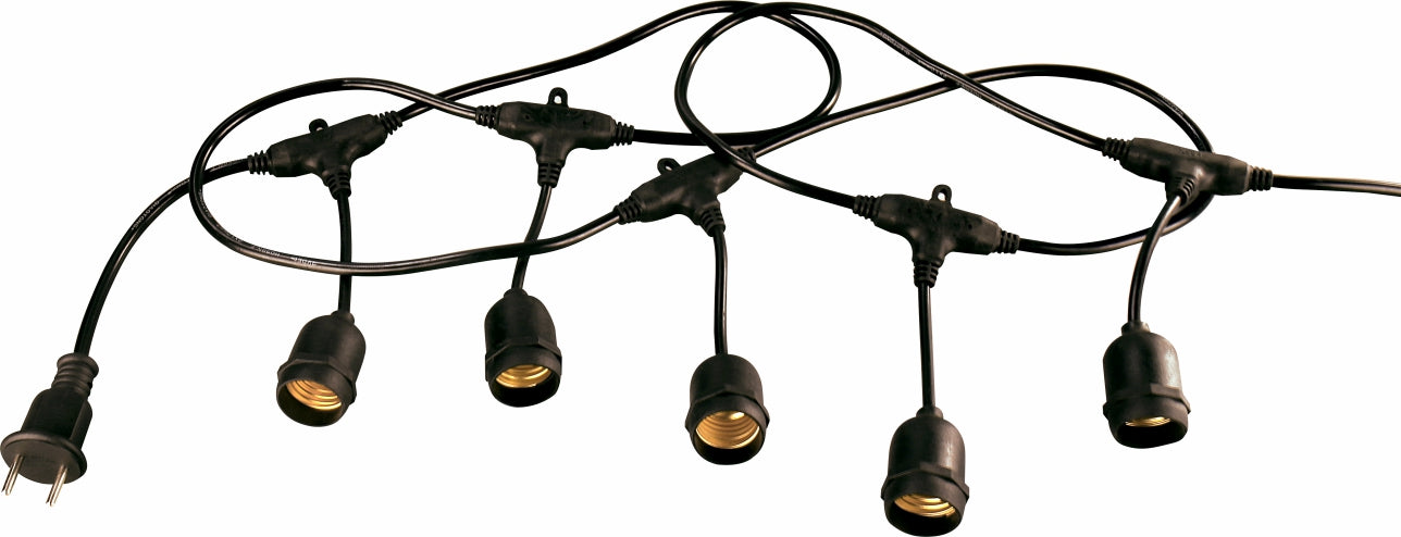 Outdoor Light String with Bulb Holders – Wire (PVC + Copper) with 1 Year Warranty