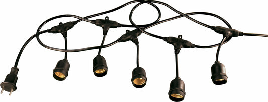 Outdoor Light String with Bulb Holders – Wire (PVC + Copper) with 1 Year Warranty