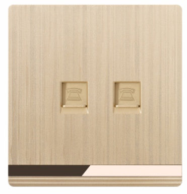 V5 Champagne Gold Series Switches & Sockets – Wall Switch and Socket Panel Range