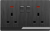 V5 Black Series Switches & Sockets – Wall Switch and Socket Panel Range
