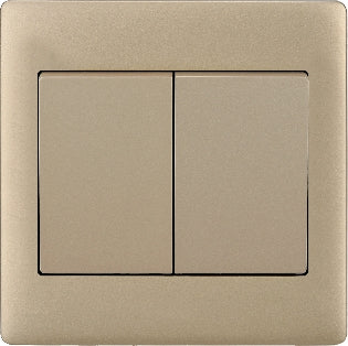 V1 Matte Golden Series Switches & Sockets – Wall Switch and Socket Panel Range