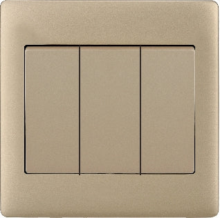 V1 Matte Golden Series Switches & Sockets – Wall Switch and Socket Panel Range