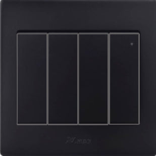 V1 Black Series Switches & Sockets – Wall Switch and Socket Panel Range