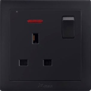 V1 Black Series Switches & Sockets – Wall Switch and Socket Panel Range