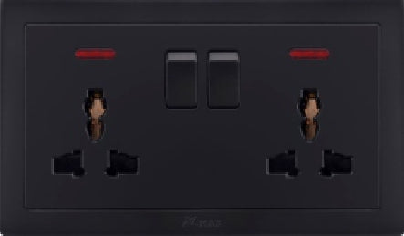 V1 Black Series Switches & Sockets – Wall Switch and Socket Panel Range