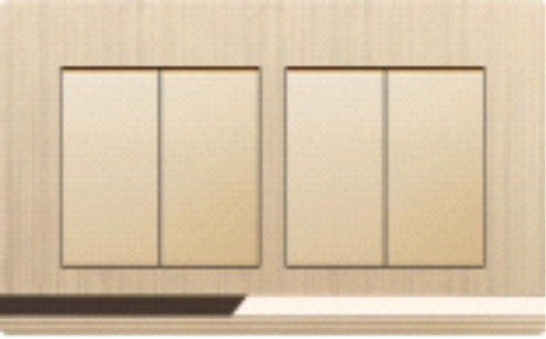 V5 Champagne Gold Series Switches & Sockets – Wall Switch and Socket Panel Range