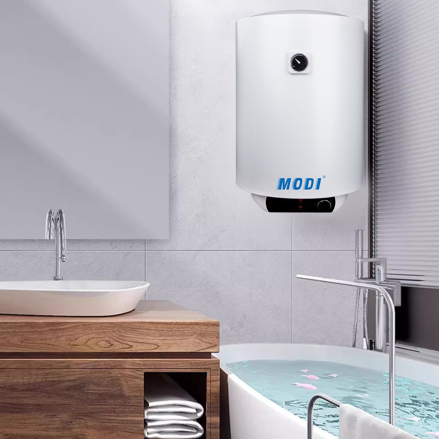 Electric Water Heater 50L – Wall Mounted, Instant Heating System