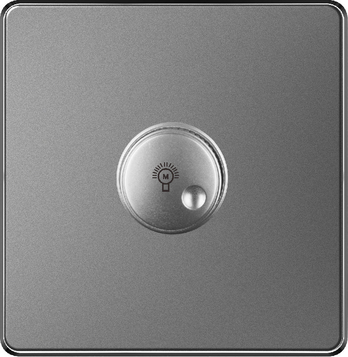V7 Gray Switch and Socket Series – Wall Switch and Socket Panel Range with Neon