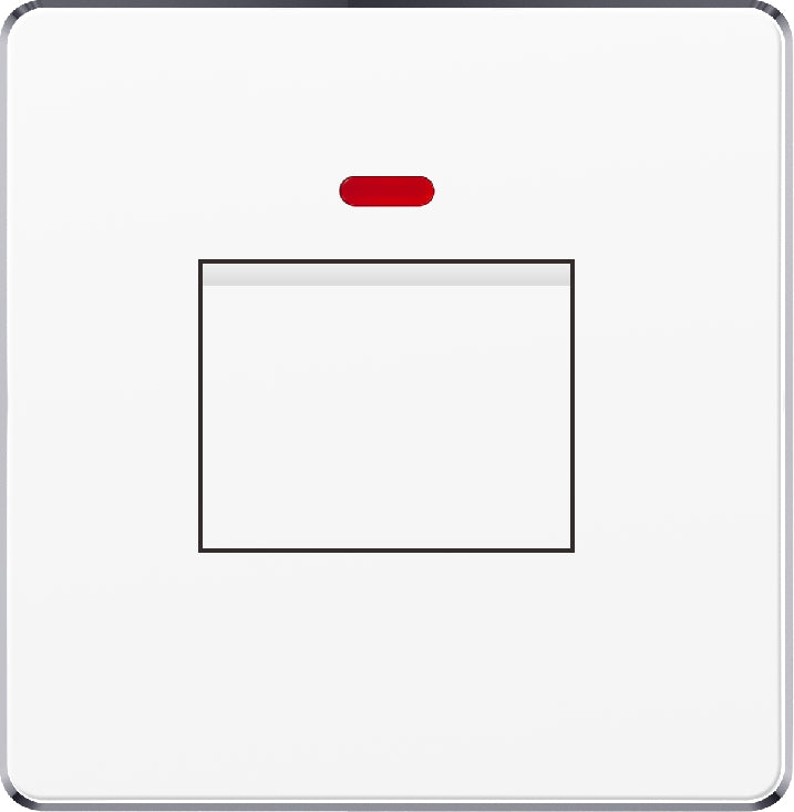V7 White Switch and Socket Series – Wall Switch and Socket Panel Range with Neon