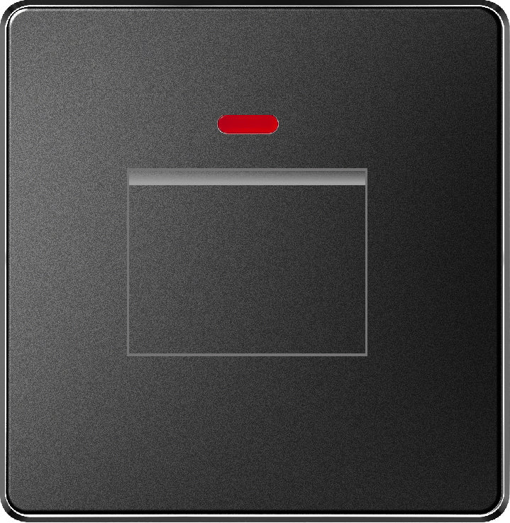 V7 Black Switch and Socket Series – Wall Switch and Socket Panel Range with Neon
