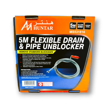 DRAIN CLEANER 5 MTR MS 531816 - HUNTAR