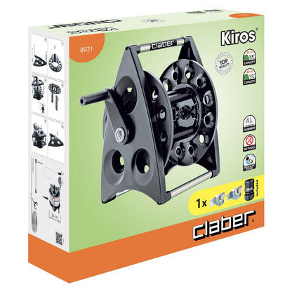 Claber Kiros 40M Hose Reel – Wall Mount & Portable
