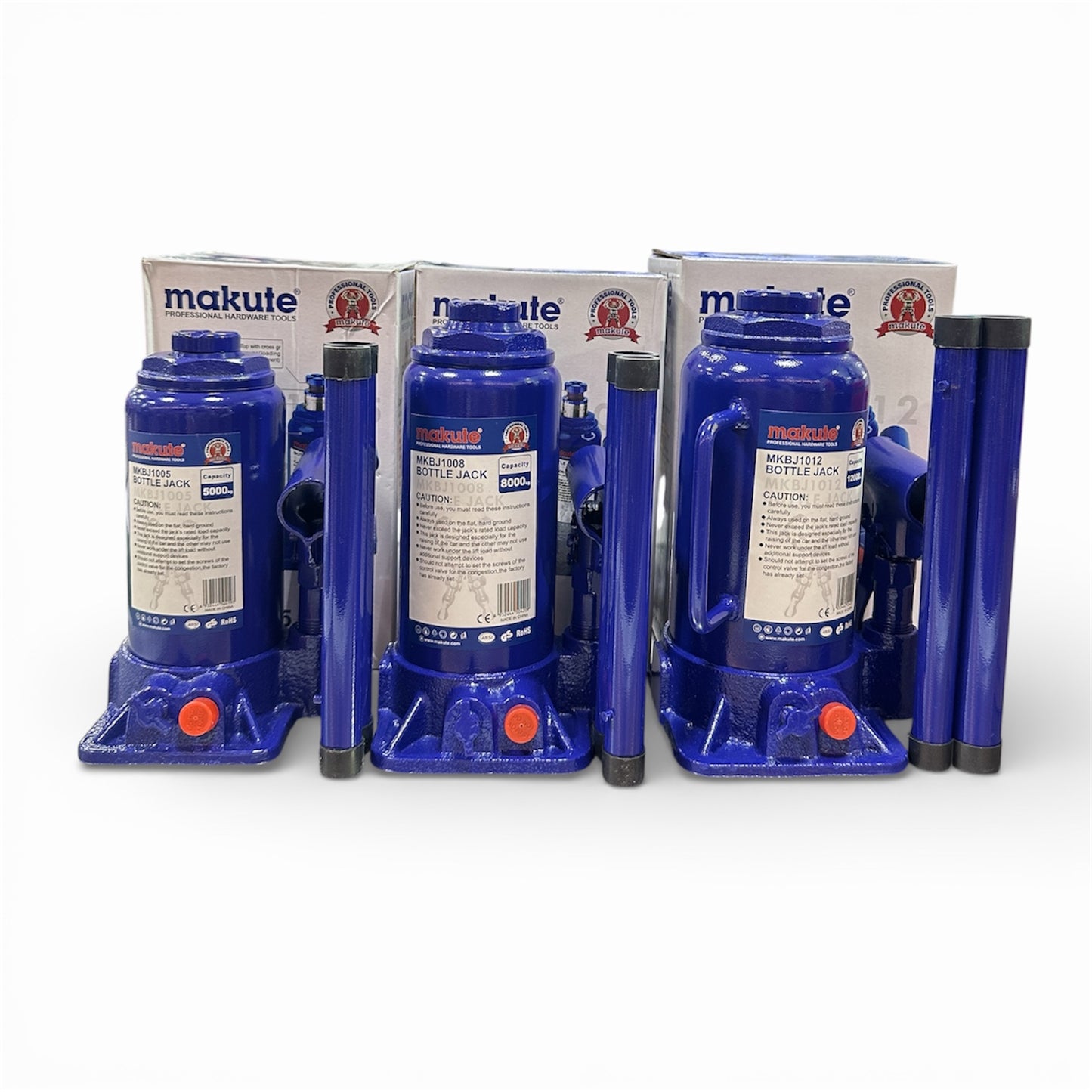 Hydraulic Bottle Jack 5 Ton Makute – Heavy Duty Car Jack