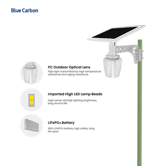 Blue C Apple Solar Light