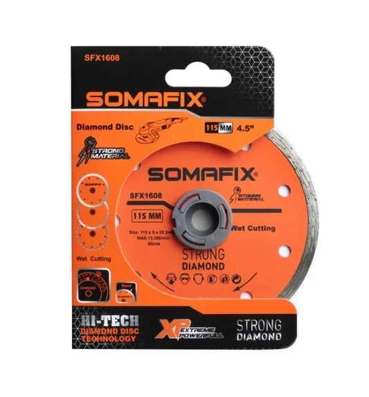 Diamond Blade Somafix 4.5" SFX1608 Wet Cutting