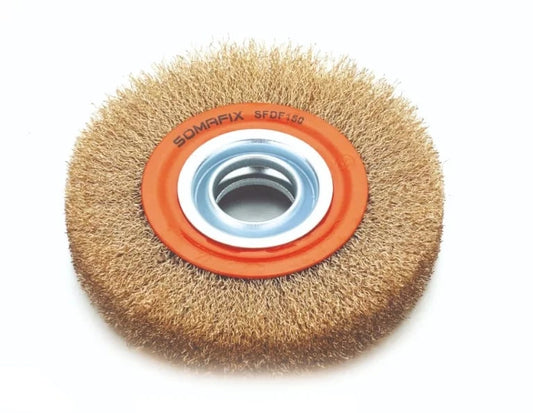 Wheel Brush Somafix Crimped