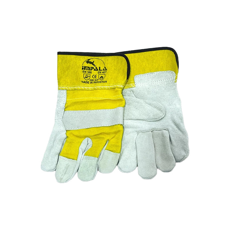 Gloves Working Yellow 10.5″ Impala Pakistan