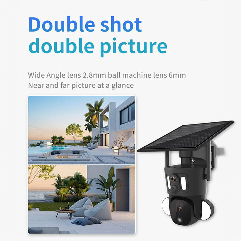 Camera Solar Double Lens 4G Q32