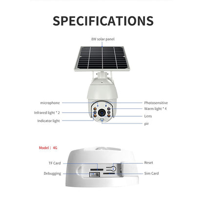 Camera Solar 4G