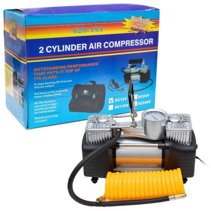 Air Compressor 2 Cylinder Color Box