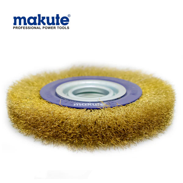 Wheel Brush Makute 5" X M20 Crimped