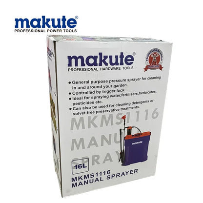 Makute Hand Pressure Sprayer – 20 Liter Heavy-Duty Manual Backpack Sprayer
