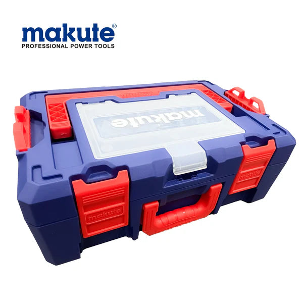 Makute 18" Heavy-Duty Plastic Tool Box – Stackable, Durable, Portable Tool Organizer