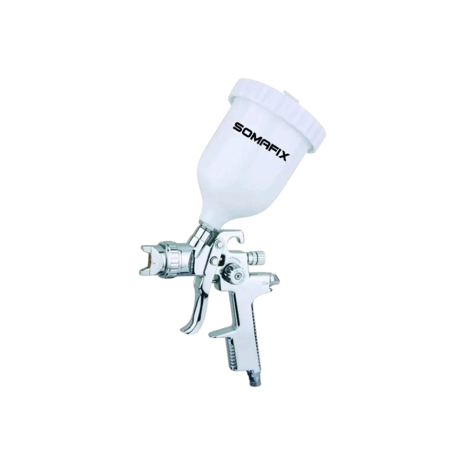 Spray Gun 1.7mm Plastic Upside Jar SFX3017 Somafix for smooth and professional application