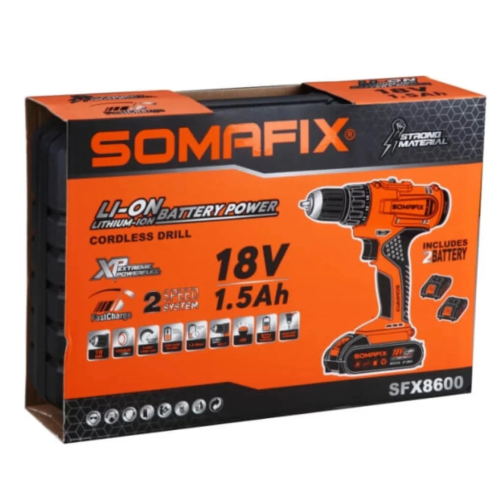 Cordless Drill 18V SFX8600 Somafix