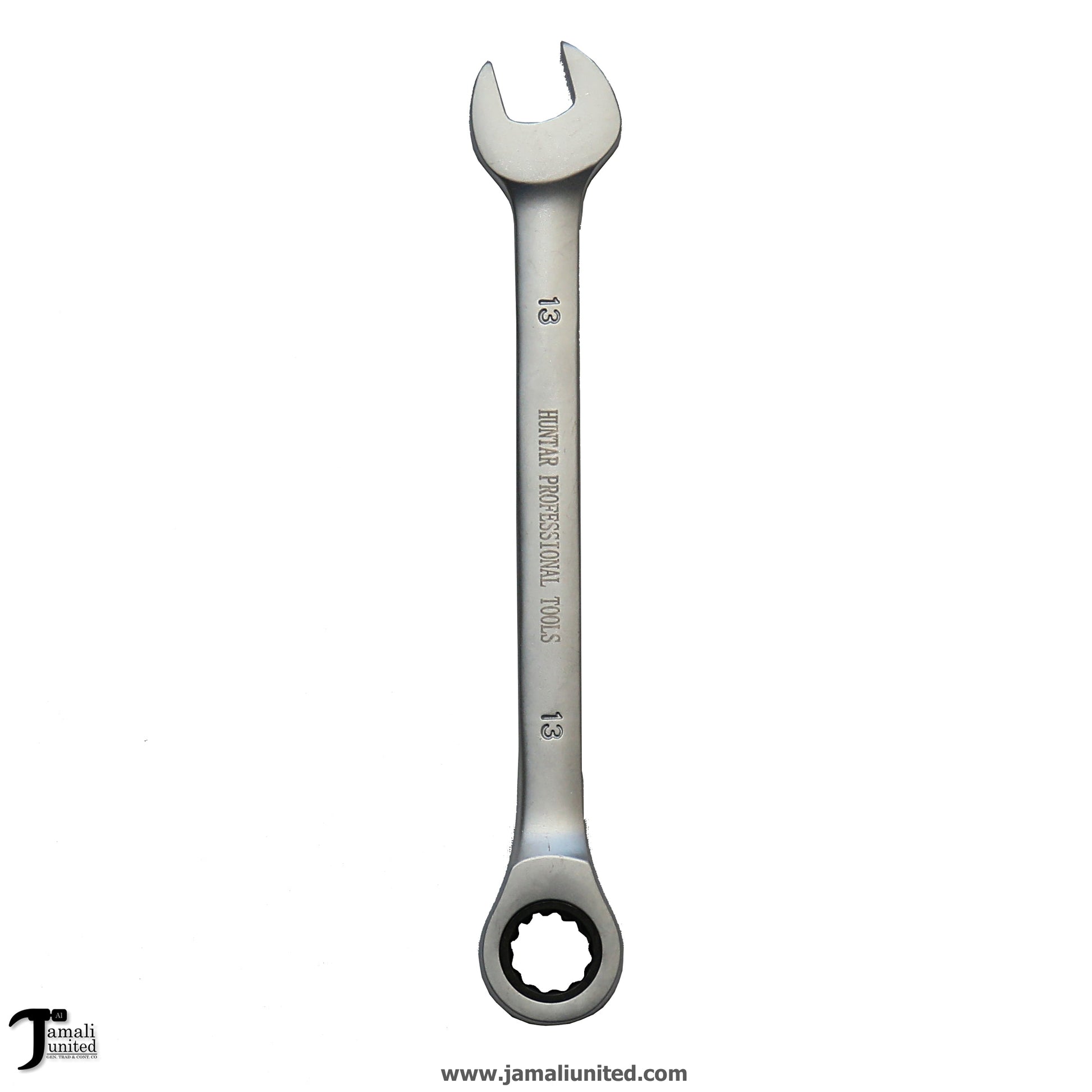 Ratchet Wrench Combination Huntar, showcasing its sleek design and dual-end functionality, ideal for mechanics and DIY enthusiasts.