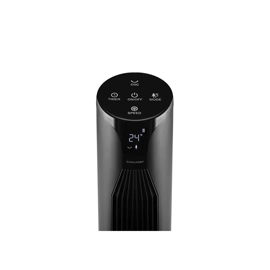 36" Tower Fan with Digital Display & Remote — 3 Speeds, Sleep Mode & 12 Hour Timer (1 Year Warranty)