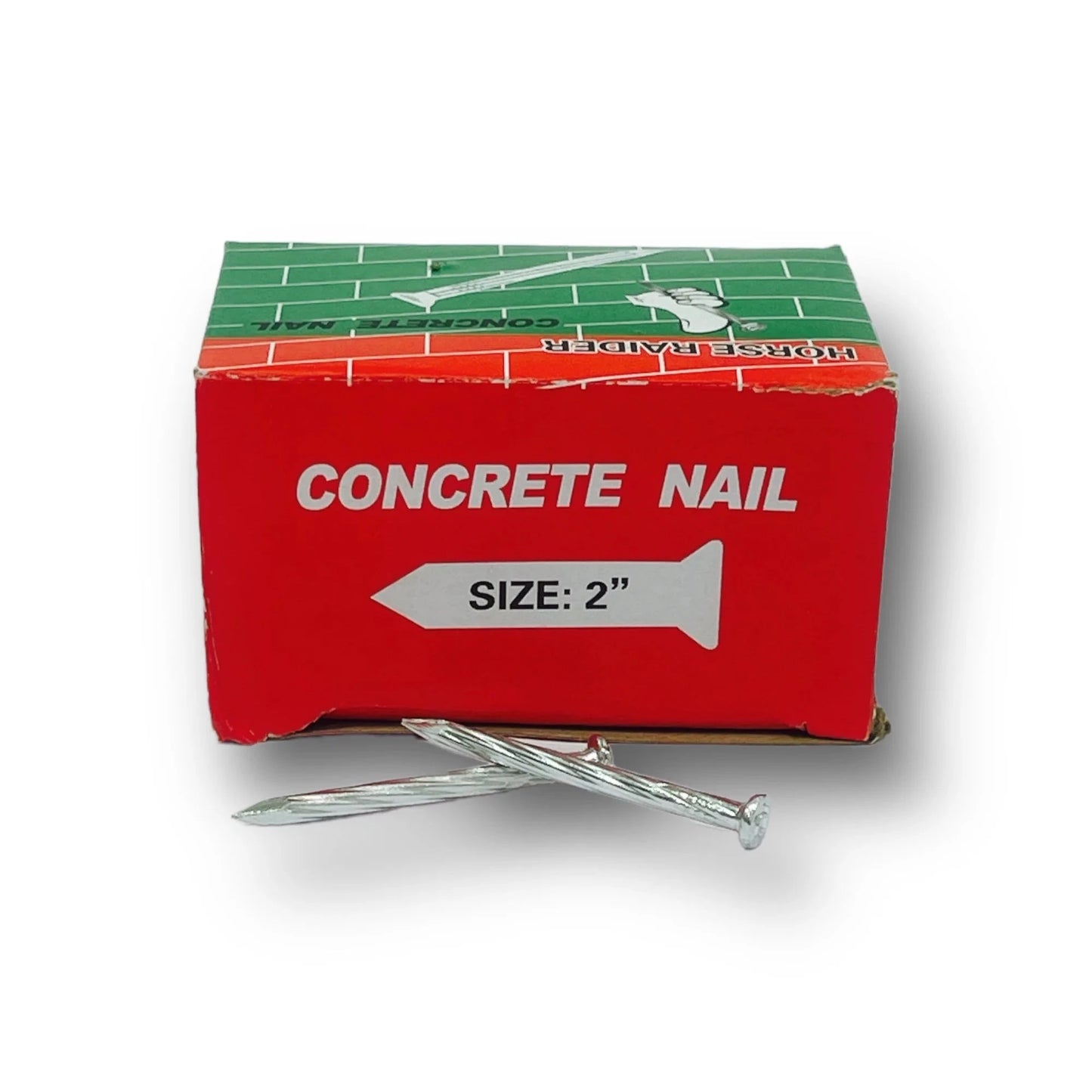 Steel Nail Concrete White 2" MS5395 Spiral