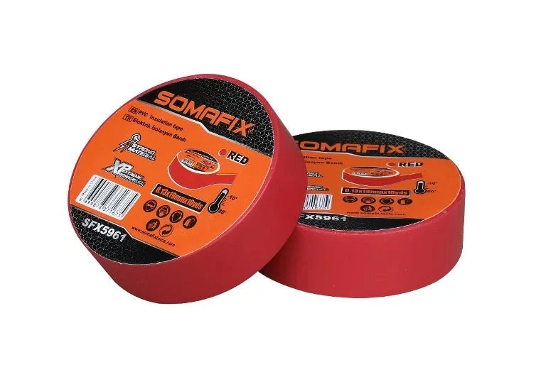 Electric Tape Somafix Red SFX5961