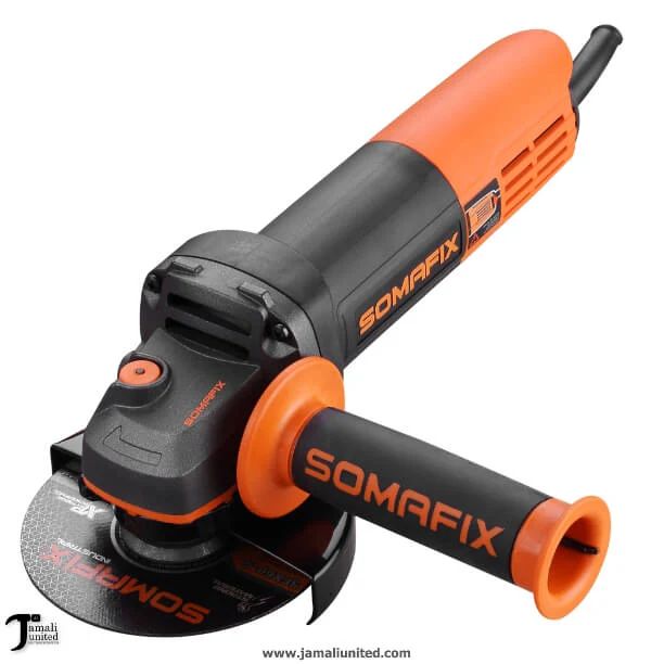 Somafix Grinder 4.5" SFX8591 featuring a robust design and powerful 720W motor, perfect for industrial and DIY grinding tasks.