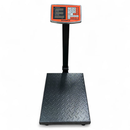 Weighing Scale 300 KG Somafix featuring a durable design with a large digital display for accurate weight measurements in industrial settings.