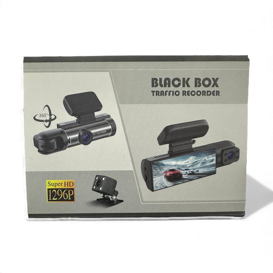Black Box Traffic Recorder – 1296P Super HD 360° Car Dash Camera