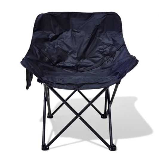 Foldable Camping Chair – Portable Outdoor Chair (Black)