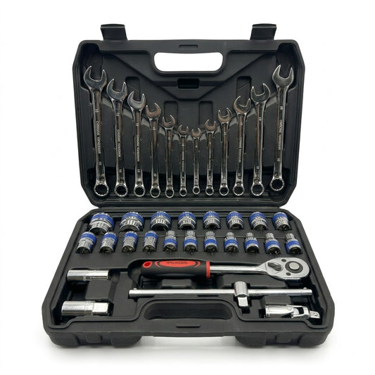 Socket Set 37pcs With Spanner MS53526 Huntar