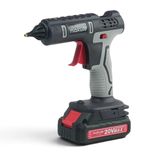 Makute Cordless Glue Gun 20V — CGL001-2B, 230-250°C, 2 Batteries & Charger Included (6 Months Warranty)