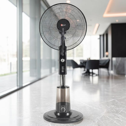 Mist Fan 18" with Remote Control — Timer, 3 Speed & Sleep Mode (1 Year Warranty)